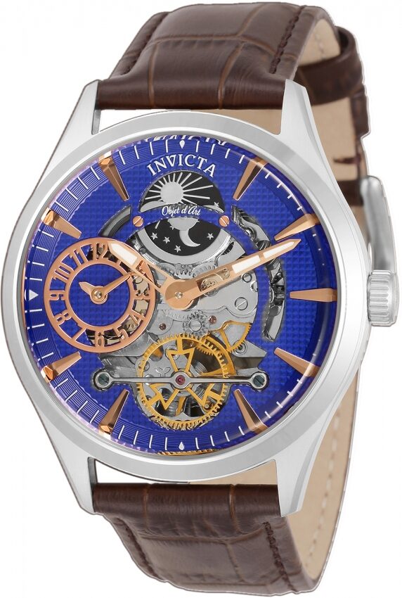 Invicta Objet D Art Automatic Blue Dial Men's Watch #30441 - Watches of America