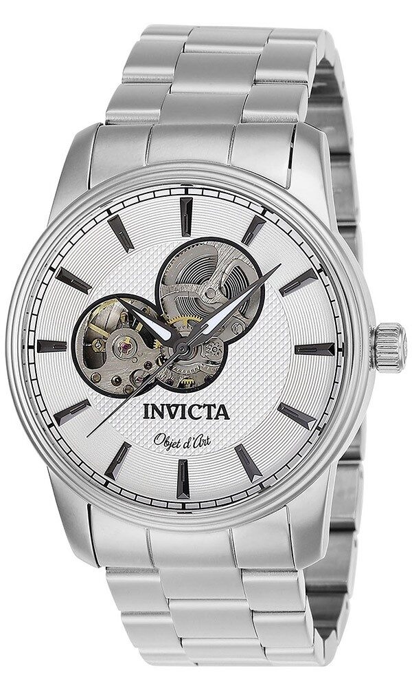 Invicta Objet D Art Automatic Silver Dial Men's Watch #27560 - Watches of America