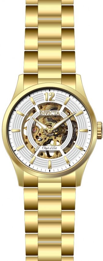 Invicta Objet D Art Automatic White Dial Men's Watch #27571 - Watches of America