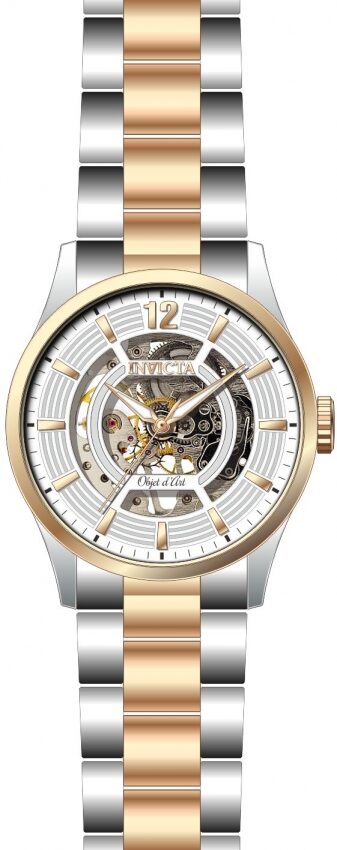 Invicta Objet D Art Automatic White Dial Men's Watch #27573 - Watches of America