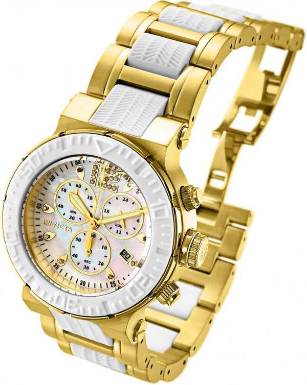 Invicta Ocean Reef Chronograph Quartz White Dial Ladies Watch #29667 - Watches of America #2