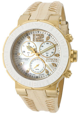 Invicta Ocean Reef Diamond Accented Chronograph Ladies Watch #10730 - Watches of America