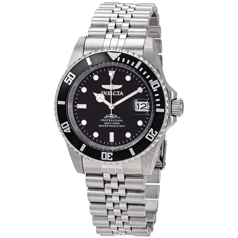 Invicta Pro Diver Automatic Black Dial Stainless Steel Men's Watch #29178 - Watches of America