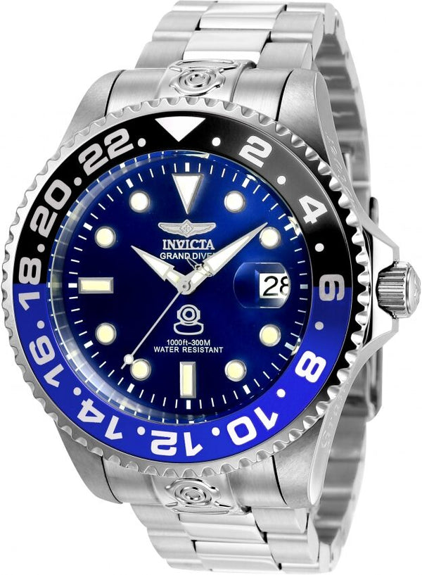 Invicta Pro Diver Automatic Blue Dial Batman Bezel Men's Watch #21865 - Watches of America