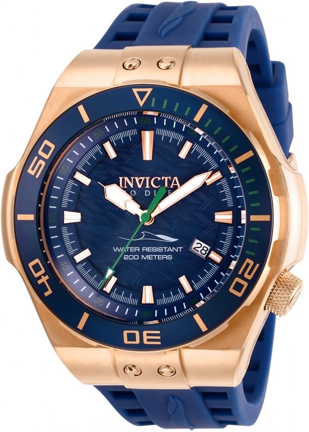 Invicta Pro Diver Automatic Blue Dial Dark Blue Silicone Men's Watch #26337 - Watches of America