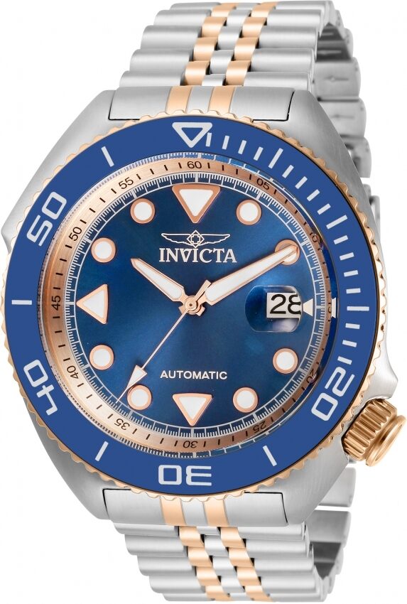 Invicta Pro Diver Automatic Blue Dial Two-tone Men's Watch #30418 - Watches of America