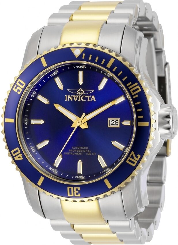Invicta Pro Diver Automatic Blue Dial Two-tone Men's Watch #30557 - Watches of America