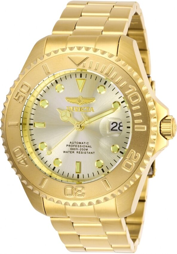 Invicta Pro Diver Automatic Champagne Dial Men's Watch #28950 - Watches of America