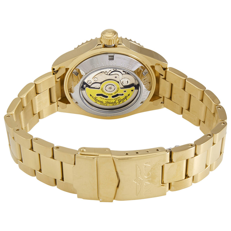 Invicta Pro Diver Automatic Gold Dial Men's Watch #24762 - Watches of America #3