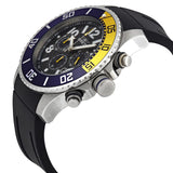 Invicta Pro Diver Black Carbon Fiber Dial Black Polyurethane Men's Watch #13728 - Watches of America #2