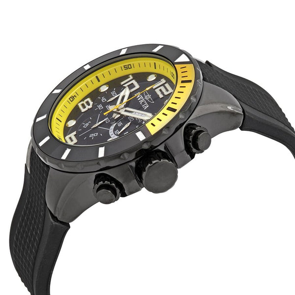 Invicta Pro Diver Black Dial Black Plastic Men's Quartz Watch #18741 - Watches of America #2