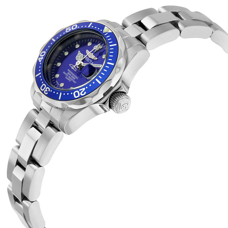 Invicta Pro Diver Blue Dial Stainless Steel Ladies Watch #17034 - Watches of America #2