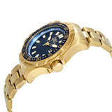 Invicta Pro Diver Blue Dial Yellow Gold-plated Men's Watch #25793 - Watches of America #2