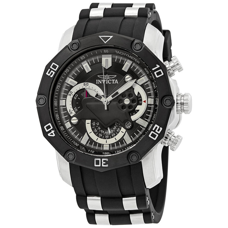 Invicta Pro Diver Chronograph Black Dial Men's Watch #22797 - Watches of America