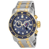 Invicta Pro Diver Chronograph Blue Dial Men's Watch #0077 - Watches of America