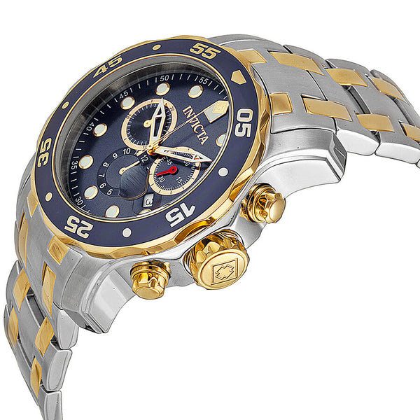Invicta Pro Diver Chronograph Blue Dial Men's Watch #0077 - Watches of America #2