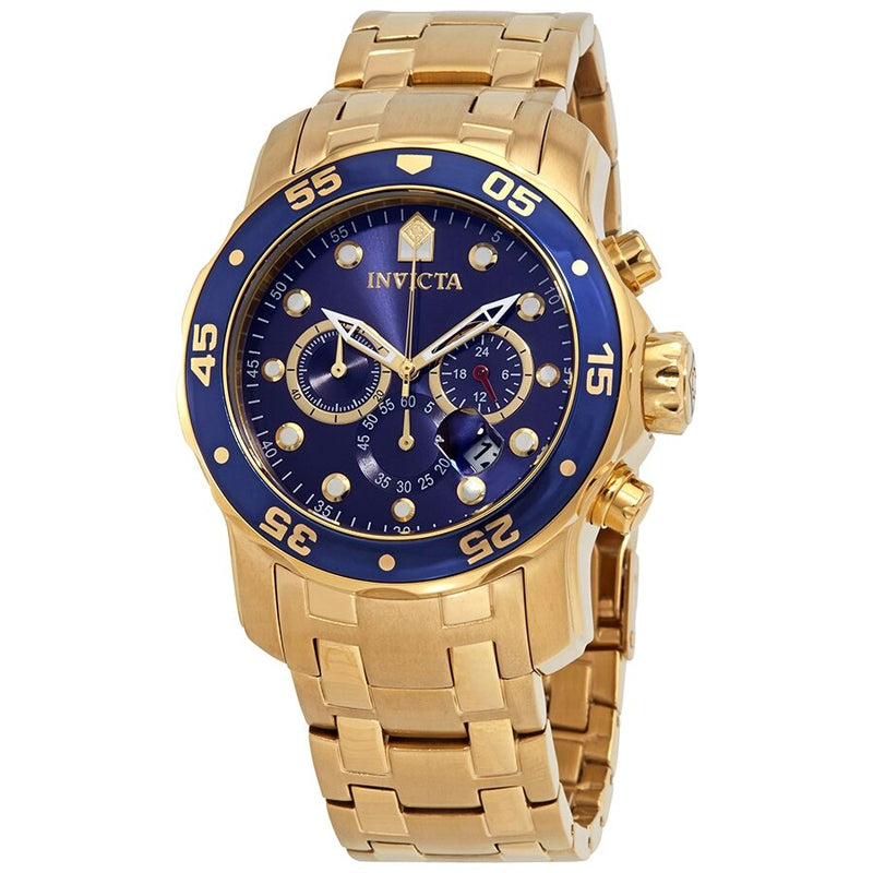 Invicta Pro Diver Chronograph Blue Dial Men's Watch #21923 - Watches of America