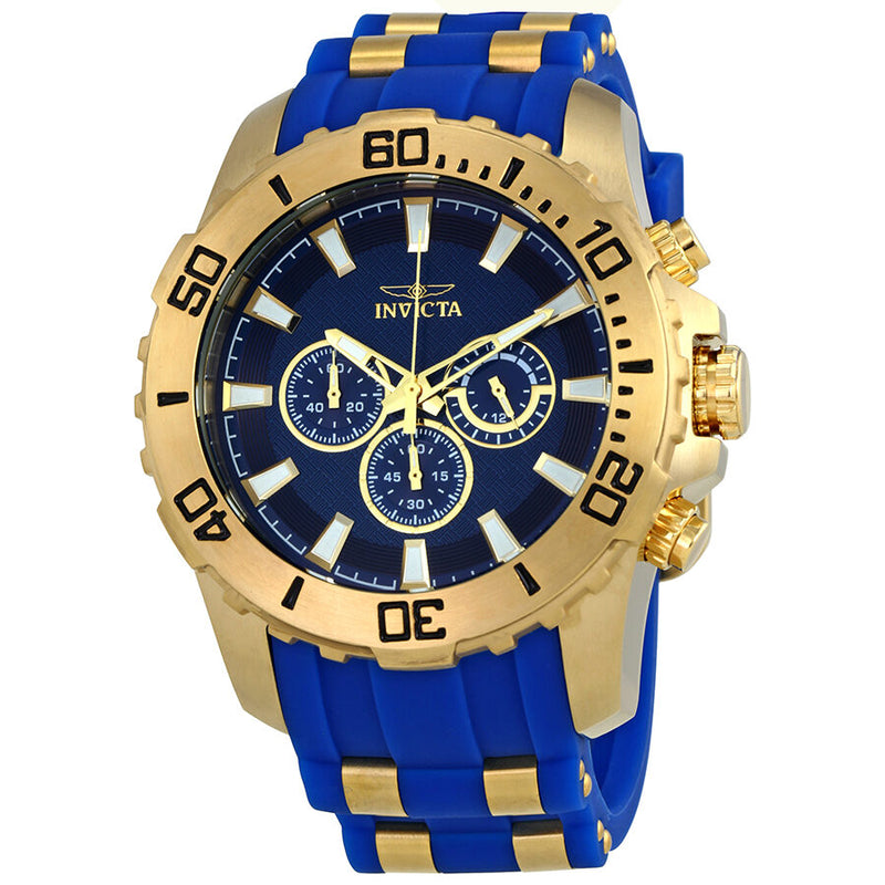 Invicta Pro Diver Chronograph Blue Dial Men's Watch #22556 - Watches of America