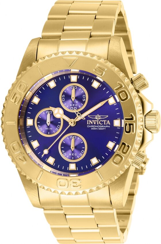 Reloj Invicta Pro Diver Cronógrafo Esfera Azul Hombre 28682