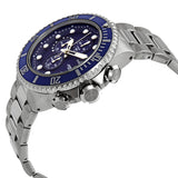 Invicta Pro Diver Chronograph Blue Dial Stainless Steel Men's Watch #18907 - Watches of America #2