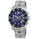 Invicta Pro Diver Chronograph Blue Dial Stainless Steel Men's Watch #80057 - Watches of America