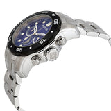 Invicta Pro Diver Chronograph Blue Dial Stainless Steel Men's Watch #80057 - Watches of America #2