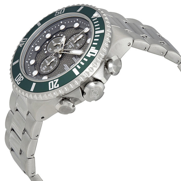 Invicta Pro Diver Chronograph Gunmetal Dial Stainless Steel Men's Watch #18908 - Watches of America #2