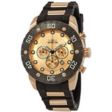 Invicta Pro Diver Chronograph Rose Dial Men's Watch #20281 - Watches of America