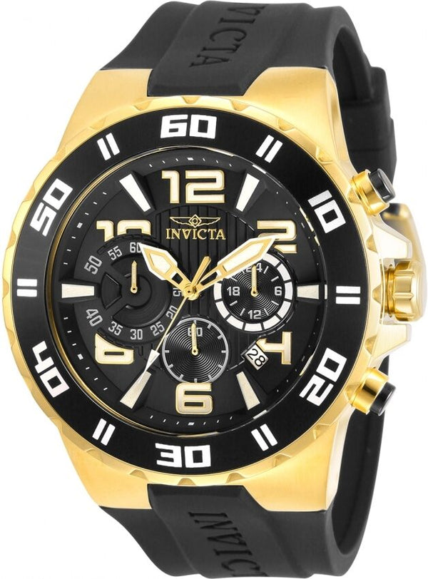 Invicta Pro Diver Chronograph Quartz Black Dial Men's Watch #30939 - Watches of America