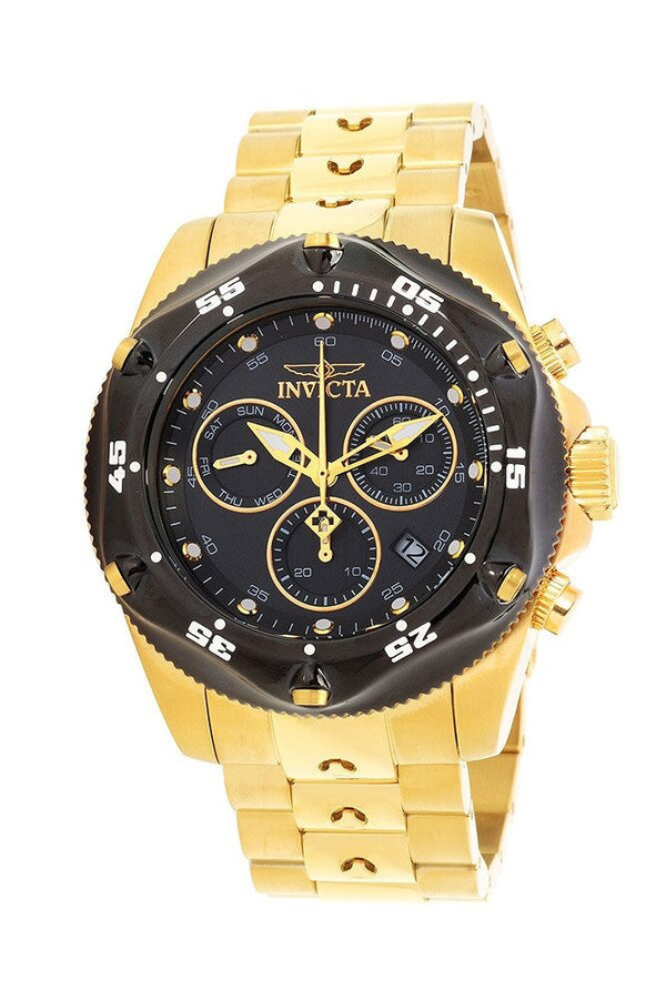 Invicta Pro Diver Chronograph Quartz Black Dial Men's Watch #31611 - Watches of America