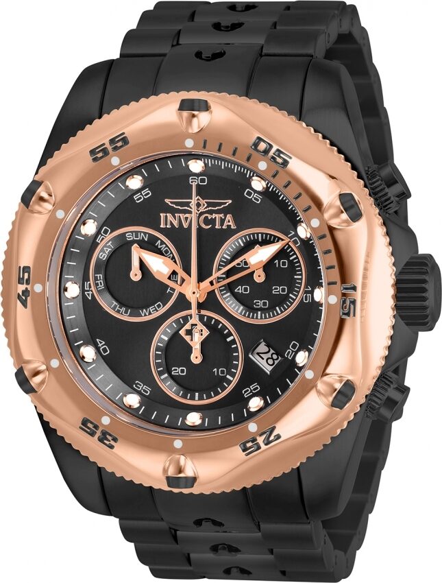 Invicta Pro Diver Chronograph Quartz Black Dial Men's Watch #31613 - Watches of America