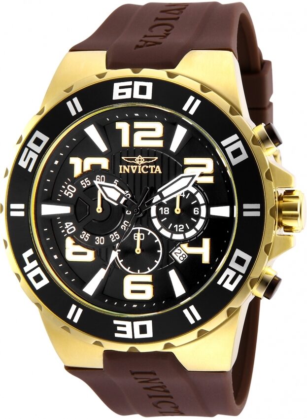 Invicta Pro Diver Chronograph Quartz Black Dial Men's Watch #27531 - Watches of America