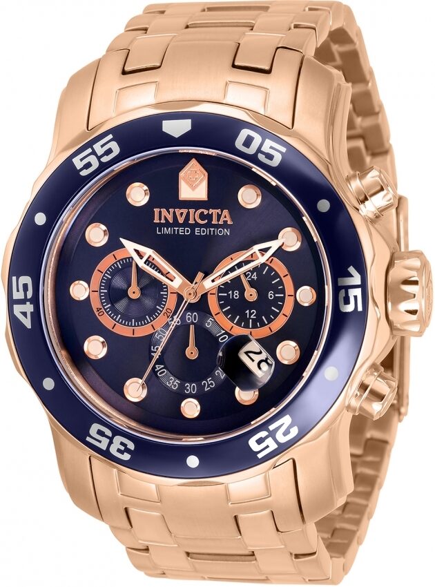 Invicta Pro Diver Chronograph Quartz Blue Dial Men's Watch #30780 - Watches of America