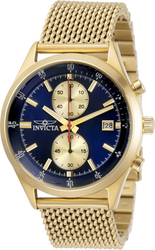 Invicta Pro Diver Chronograph Quartz Blue Dial Men's Watch #31357 - Watches of America