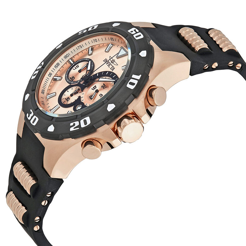 Invicta Pro Diver Chronograph Rose Dial Men's Watch #24683 - Watches of America #2