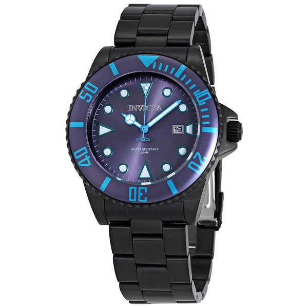 Invicta Pro Diver Purple Dial Men's Watch #90297 - Watches of America