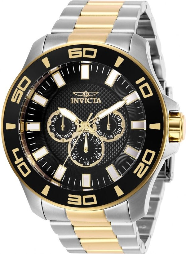 Invicta Pro Diver Quartz Black Dial Two-tone Men's Watch #27984 - Watches of America