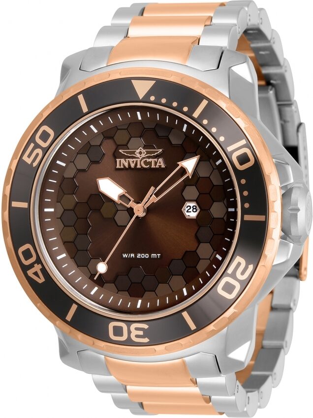 Invicta Pro Diver Quartz Brown Dial Men's Watch #30566 - Watches of America