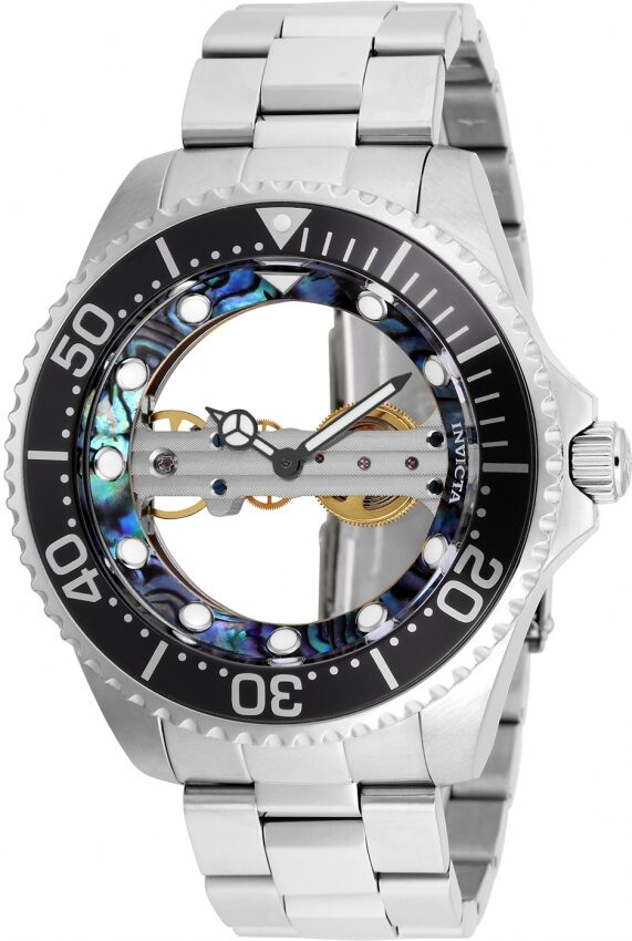 Invicta Pro Diver Silver Dial Men's Watch #26408 - Watches of America