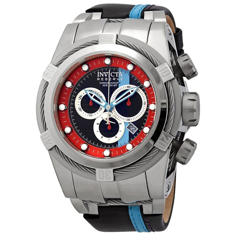 Invicta Reserve Chronograph Black and Red Dial Men's Watch #26471 - Watches of America