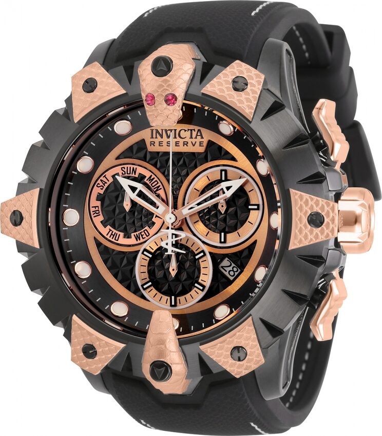 Invicta Reserve Chronograph Quartz Black Dial Men's Watch #32226 - Watches of America