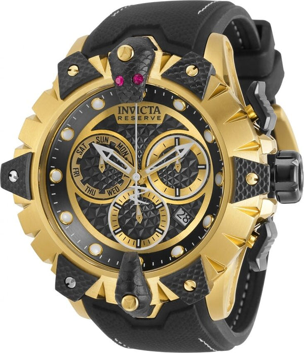 Invicta Reserve Chronograph Quartz Black Dial Men's Watch #32227 - Watches of America