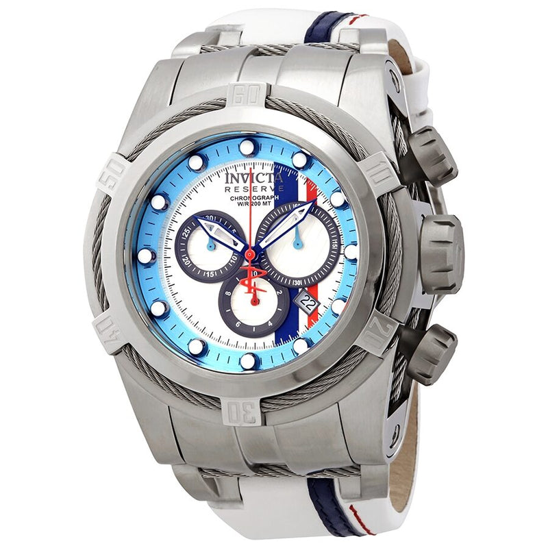 Invicta Reserve Chronograph Silver Dial Men's Watch #26469 - Watches of America