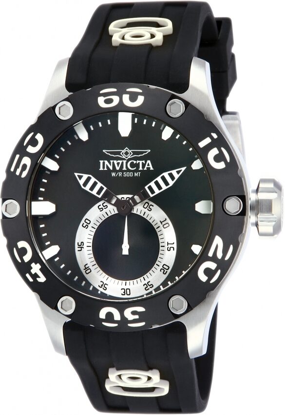 Invicta Russian Diver Black Dial Black PVD Men's Watch #12703 - Watches of America