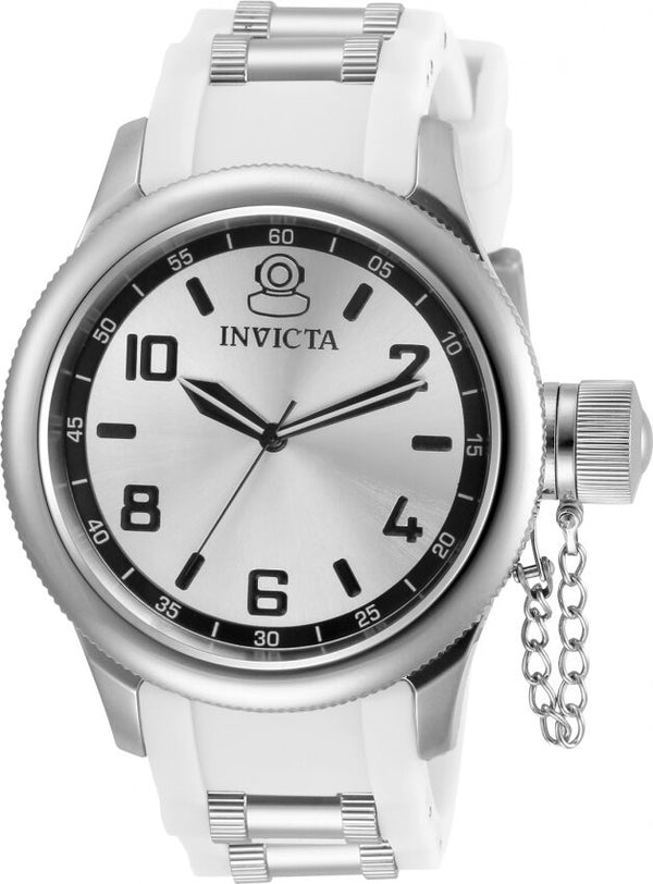 Invicta Russian Diver Quartz Silver Dial Ladies Watch #31249 - Watches of America