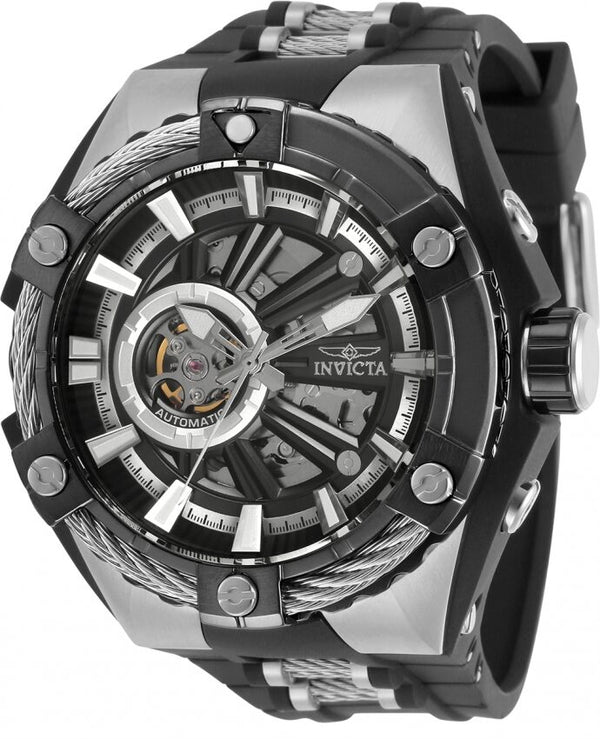 Invicta S1 Rally Automatic Black Dial Open Heart Men's Watch #28864 - Watches of America