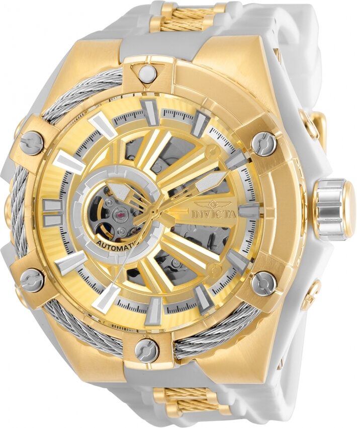 Invicta S1 Rally Automatic Gold Dial  Open Heart Men's Watch #28858 - Watches of America