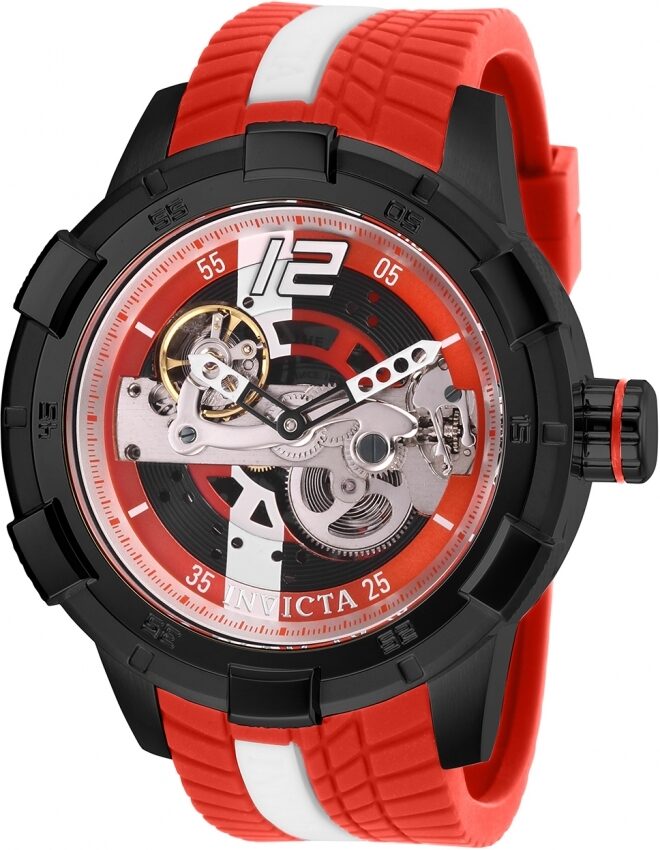 Invicta S1 Rally Automatic Red Dial Men's Watch #28590 - Watches of America