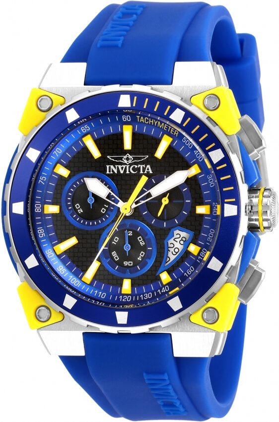 Invicta S1 Rally Chronograph Quartz Black Dial Men's Watch #27343 - Watches of America