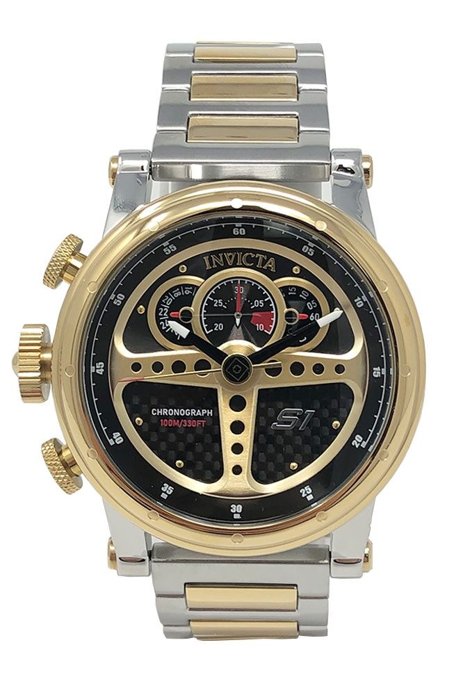 Invicta S1 Rally Chronograph Quartz Black Dial Men's Watch #30578 - Watches of America